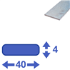 Verzinkte stalen  strip 40x4mm