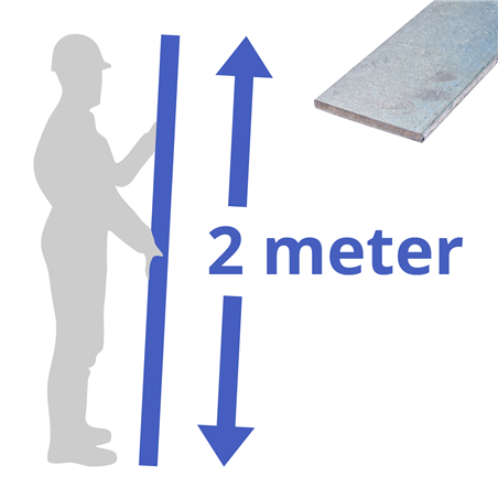 Verzinkte stalen  strip 40x4mm