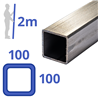 rvs koker 100x100x3mm