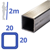 rvs koker 20x20x2mm