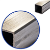 rvs koker 15x15x1,5mm