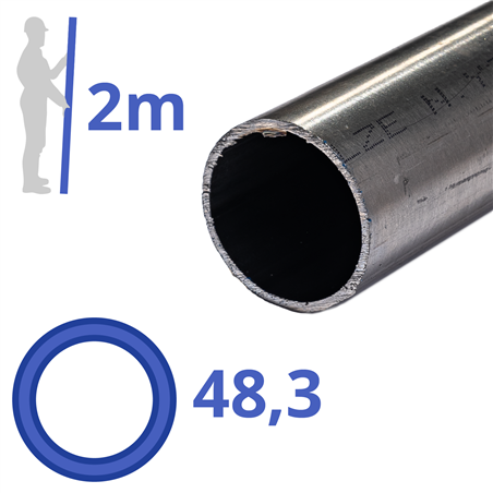 rvs buis 48,3x2mm