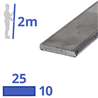 rvs strip 25x10mm
