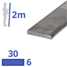rvs strip 30x6mm