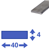 rvs strip 40x4mm