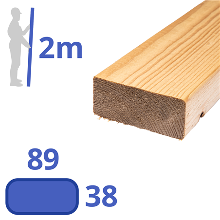 Vurenhout SLS 89x38 mm