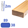 Vurenhout SLS 89x38 mm