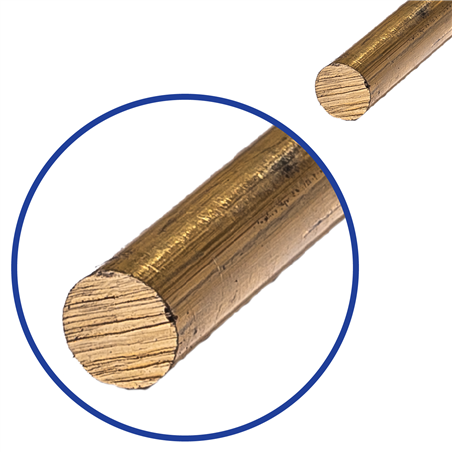 Messing rond 6mm