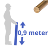 Messing rond 6mm