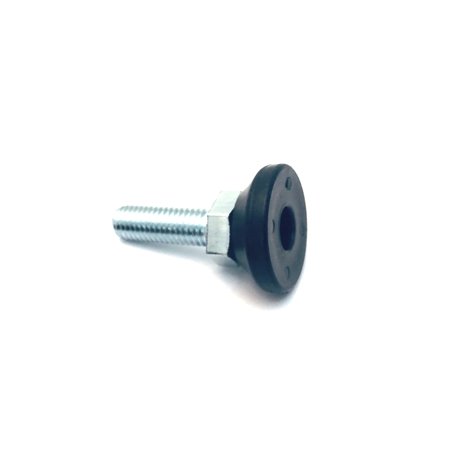 stelvoet 13 rond 30mm, M10 x 30mm