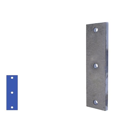 Strip aanlasplaat 100x50x4mm  (klein)