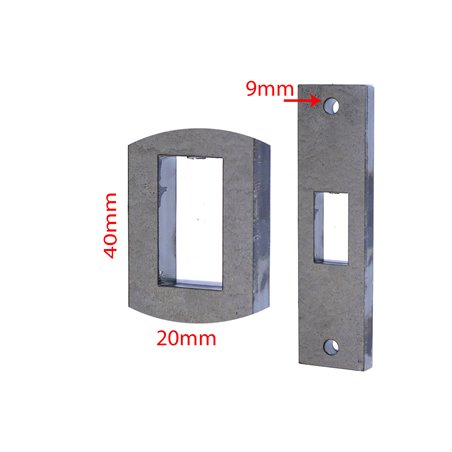 strip met uitspring 150x50x6 mm