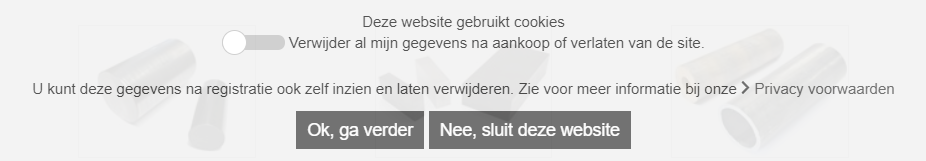 Cookie melding